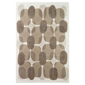 Lola&Moi vloerkleed Easther – zilver – 140x200cm Lola&Moi vloerkleed Easther – zilver – 140x200cm