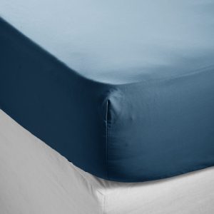 Madura Hoeslaken Celiane stormblauw 140×200 cm Madura Hoeslaken Celiane stormblauw 140×200 cm