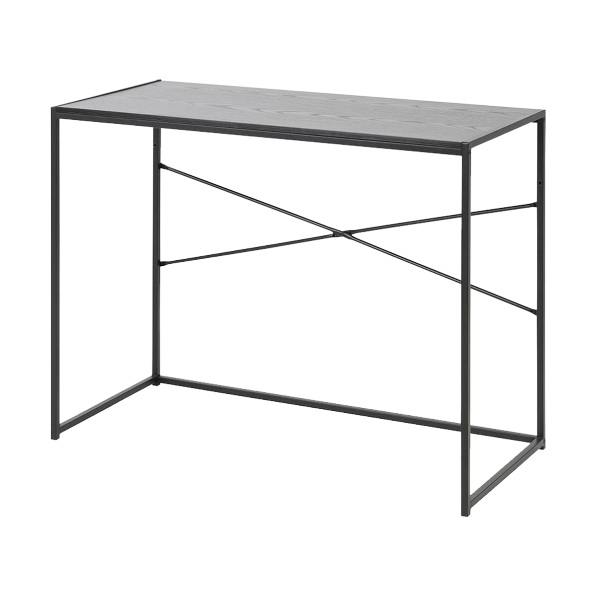Lisomme Vic houten bureau zwart - 100 x 45 cm