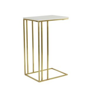 Light & Living bijzettafel Roshan – wit – 41x31x71cm Light & Living bijzettafel Roshan – wit – 41x31x71cm