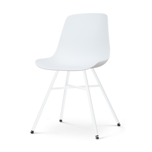 Nolon Noa-Pip Eetkamerstoel Wit – Kunststof – Wit Onderstel Nolon Noa-Pip Eetkamerstoel Wit – Kunststof – Wit Onderstel