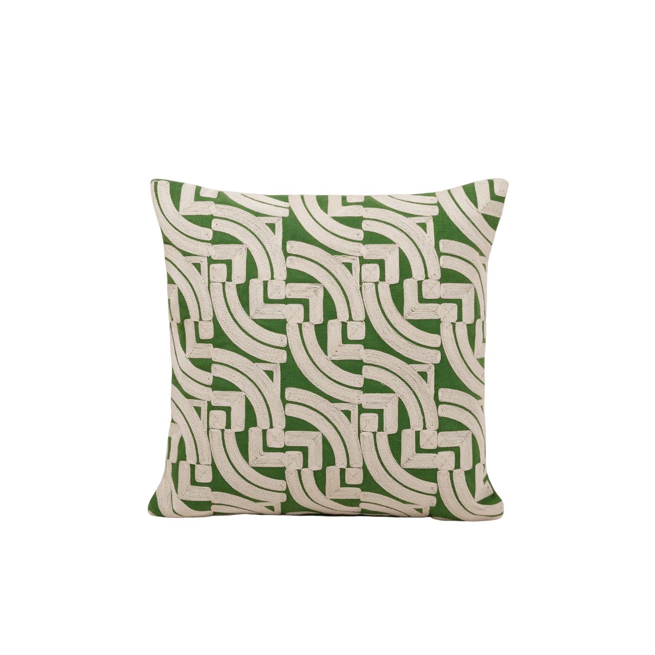 Madura Kussenovertrek Iakobo natuurlijk en groen 40x40 cm