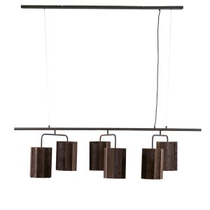 Light & Living hanglamp EDISA – bruin – 160x50x25cm Light & Living hanglamp EDISA – bruin – 160x50x25cm