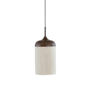 Light & Living hanglamp Dania – bruin – Ø22cm Light & Living hanglamp Dania – bruin – Ø22cm