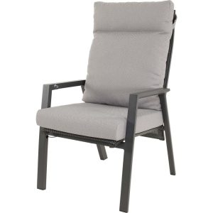 Lesli Living bistrostoel Malik – grijs – 65x75x105cm – set van 2 Lesli Living bistrostoel Malik – grijs – 65x75x105cm – set van 2
