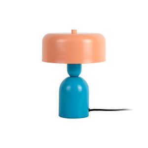 Leitmotiv tafellamp Double Funky – blauw – Ø19cm Leitmotiv tafellamp Double Funky – blauw – Ø19cm