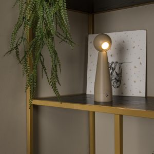 Lucide tafellamp IPSOS – Geïntegreerde LED – Taupe Lucide tafellamp IPSOS – Geïntegreerde LED – Taupe