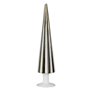 Mica Decorations Decoratie boom zwart wit – h39,5xd9cm Mica Decorations Decoratie boom zwart wit – h39,5xd9cm