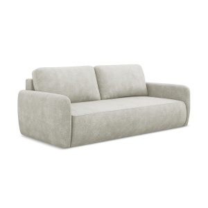 LaMiaSofa 3-zits slaapbank Corle – chenille stof – parel – 218x102x86 LaMiaSofa 3-zits slaapbank Corle – chenille stof – parel – 218x102x86