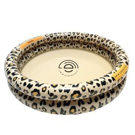 Swim Essentials Babyzwembad – Beige Panterprint (Ã˜ 60 x 17 cm)