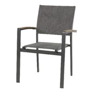 Lesli Living bistrostoel Arezzo – zwart – 57x62x87cm