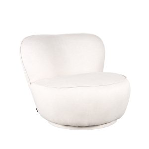 LABEL51 Fauteuil Bunny – Crème – Draaibaar – 92x75x73cm LABEL51 Fauteuil Bunny – Crème – Draaibaar – 92x75x73cm