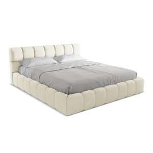 LaMiaSofa Bed met opbergruimte Roma – chenille stof – beige – 200x228x LaMiaSofa Bed met opbergruimte Roma – chenille stof – beige – 200x228x
