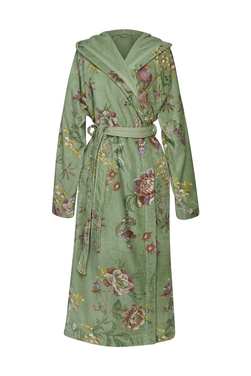 Pip Studio badjas Secret Garden - XL - groen