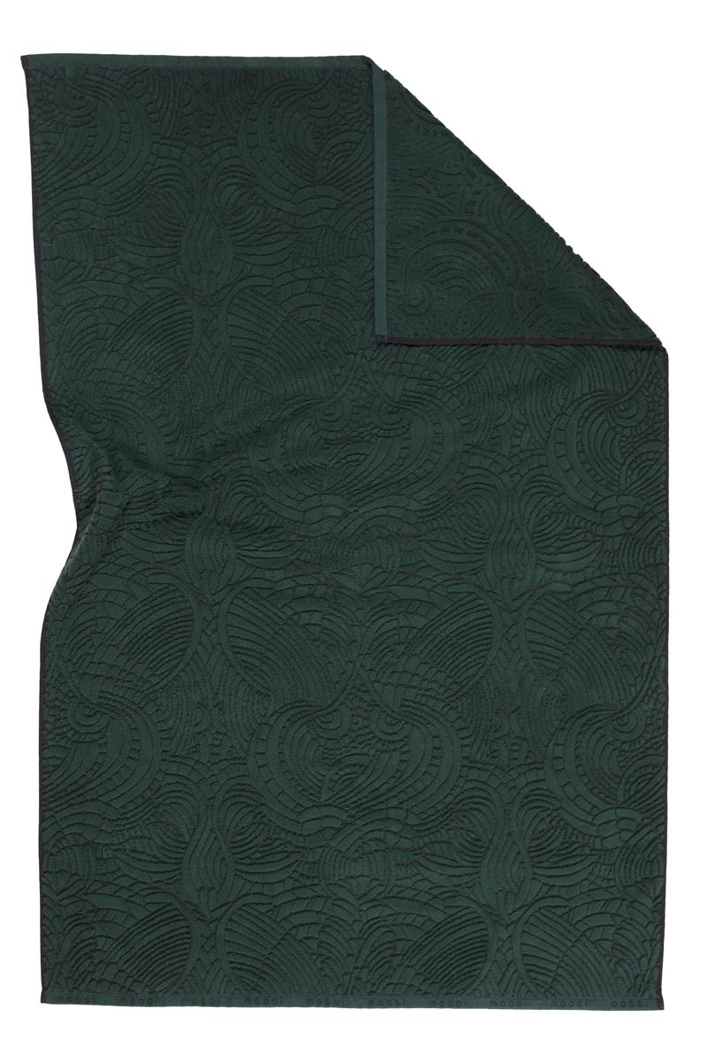 MOOOI Dodo Pavone - Douchehanddoek - Donker Groen - 100x150 / 40x49 In