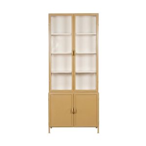 New Routz Vitrinekast Detroit Small mosterd New Routz Vitrinekast Detroit Small mosterd