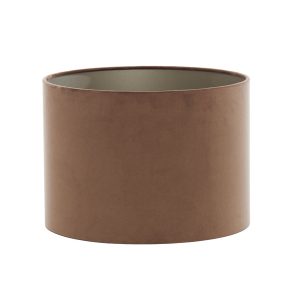 Light & Living lampenkap VELOURS – Ø30x21cm – bruin Light & Living lampenkap VELOURS – Ø30x21cm – bruin