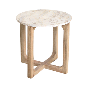 Raw Materials marmeren bijzettafel Créme – 50x50x50 cm – 50x50x50 cm Raw Materials marmeren bijzettafel Créme – 50x50x50 cm – 50x50x50 cm