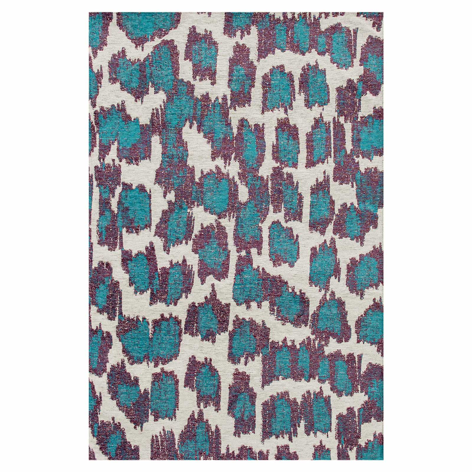 Lola&Moi vloerkleed Blue Duck - blauw - 240x340cm