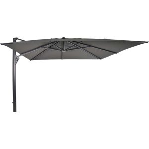 Lesli Living push-up parasol Taurus – grijs – 300x400cm Lesli Living push-up parasol Taurus – grijs – 300x400cm