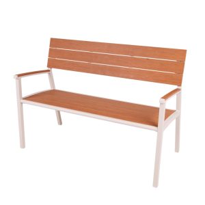 MaximaVida aluminium tuinbank Bermuda 120 cm ivoor MaximaVida aluminium tuinbank Bermuda 120 cm ivoor