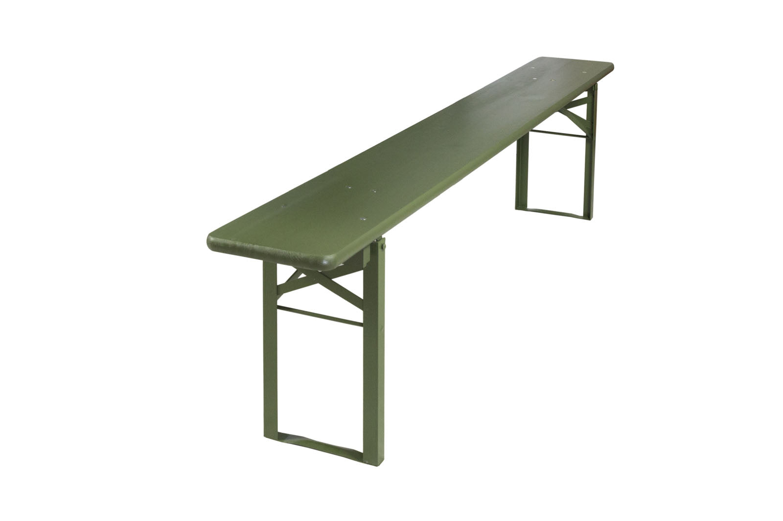 MaximaVida inklapbare bierbank Berlijn 200 x 25 cm olijfgroen - FSC ho