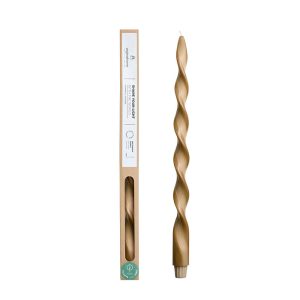 Originalhome spiraalkaars duo – 40 cm – bruin Originalhome spiraalkaars duo – 40 cm – bruin