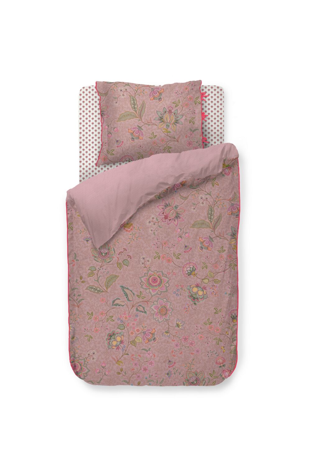 Pip Studio Dekbedovertrek Mumbai Morning - 60 x 70 cm - Roze