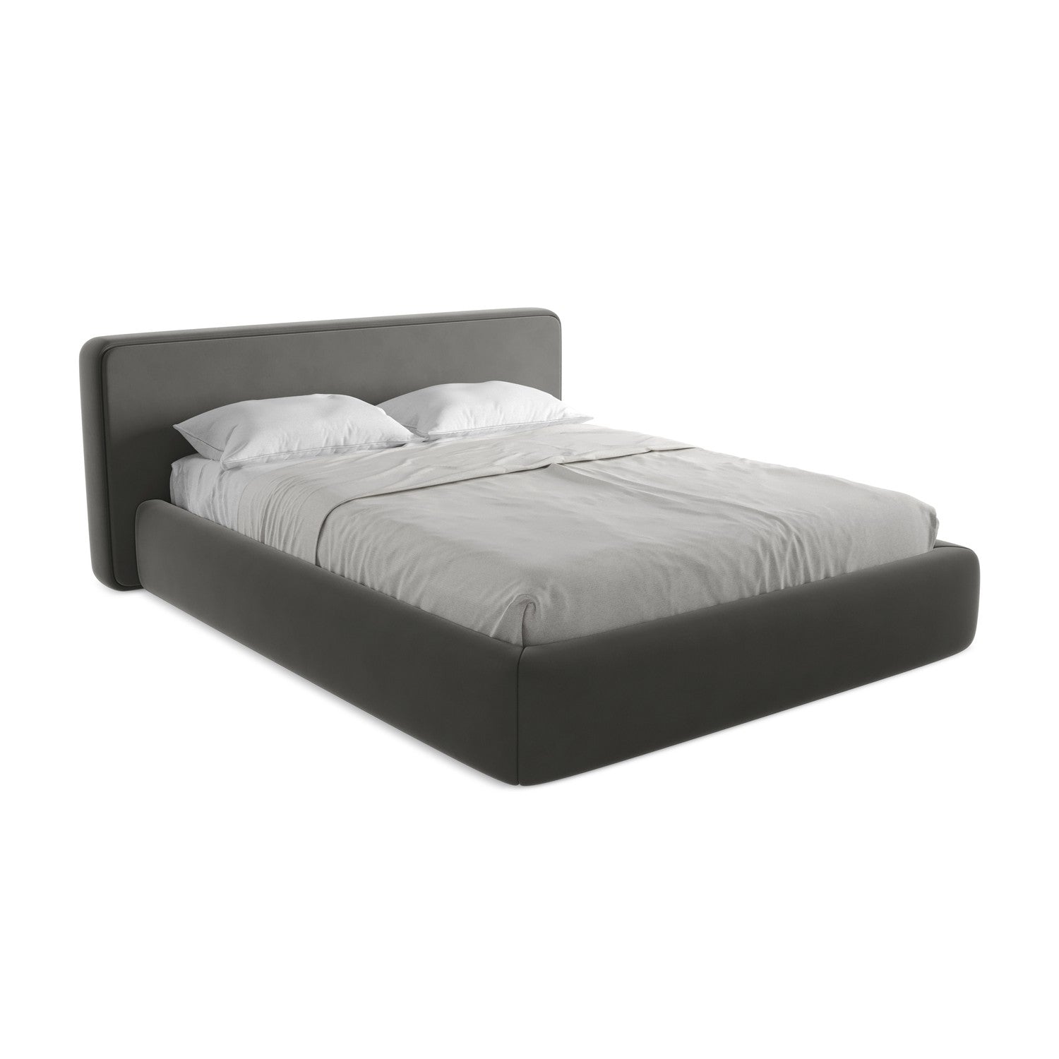 LaMiaSofa Bed met opbergruimte Firenze - velours - staal - 200x225x82