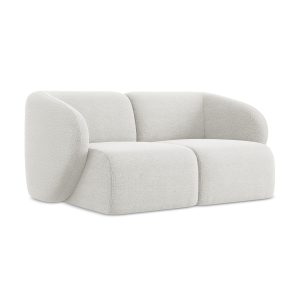 LaMiaSofa Tweezits modulaire bank Cervo – bouclé – wit – 174x94x75