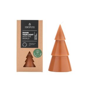 Originalhome dennenboom kaars – camel – L Originalhome dennenboom kaars – camel – L
