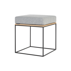 noo.ma FEO Poef – Oak / Universal Grey Wool