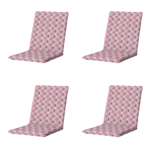 Madison stapelstoelkussen Rae – paars – 97x49x5cm – set van 4 Madison stapelstoelkussen Rae – paars – 97x49x5cm – set van 4