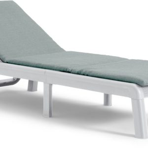 Keter Mallorca Ligbed – inclusief kussen – 187.5x58x29cm – Wit Keter Mallorca Ligbed – inclusief kussen – 187.5x58x29cm – Wit