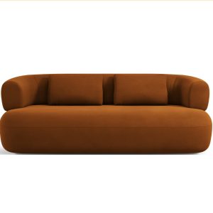 Micadoni Bank Jenny 2-zits, flueel roze – 90x178x73cm Micadoni Bank Jenny 2-zits, flueel roze – 90x178x73cm