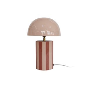 Leitmotiv tafellamp Rayado – roze – 25x25x34cm – Paddenstoellamp Leitmotiv tafellamp Rayado – roze – 25x25x34cm – Paddenstoellamp