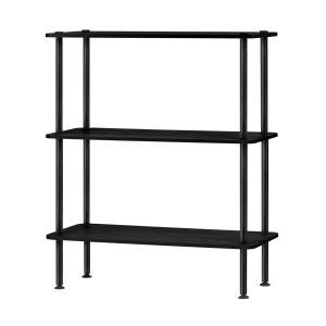 noo.ma Teidi 3-laags open wandrek – Vulcano Black, 80 x 35 x 90,5 cm noo.ma Teidi 3-laags open wandrek – Vulcano Black, 80 x 35 x 90,5 cm