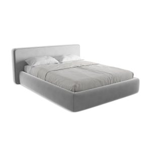 LaMiaSofa Bed met opbergruimte Firenze – velours – grijs – 200x225x82 LaMiaSofa Bed met opbergruimte Firenze – velours – grijs – 200x225x82