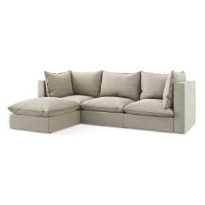 LaMiaSofa hoekbank links Ravenna – bouclé – taupe – 255x165x77 LaMiaSofa hoekbank links Ravenna – bouclé – taupe – 255x165x77