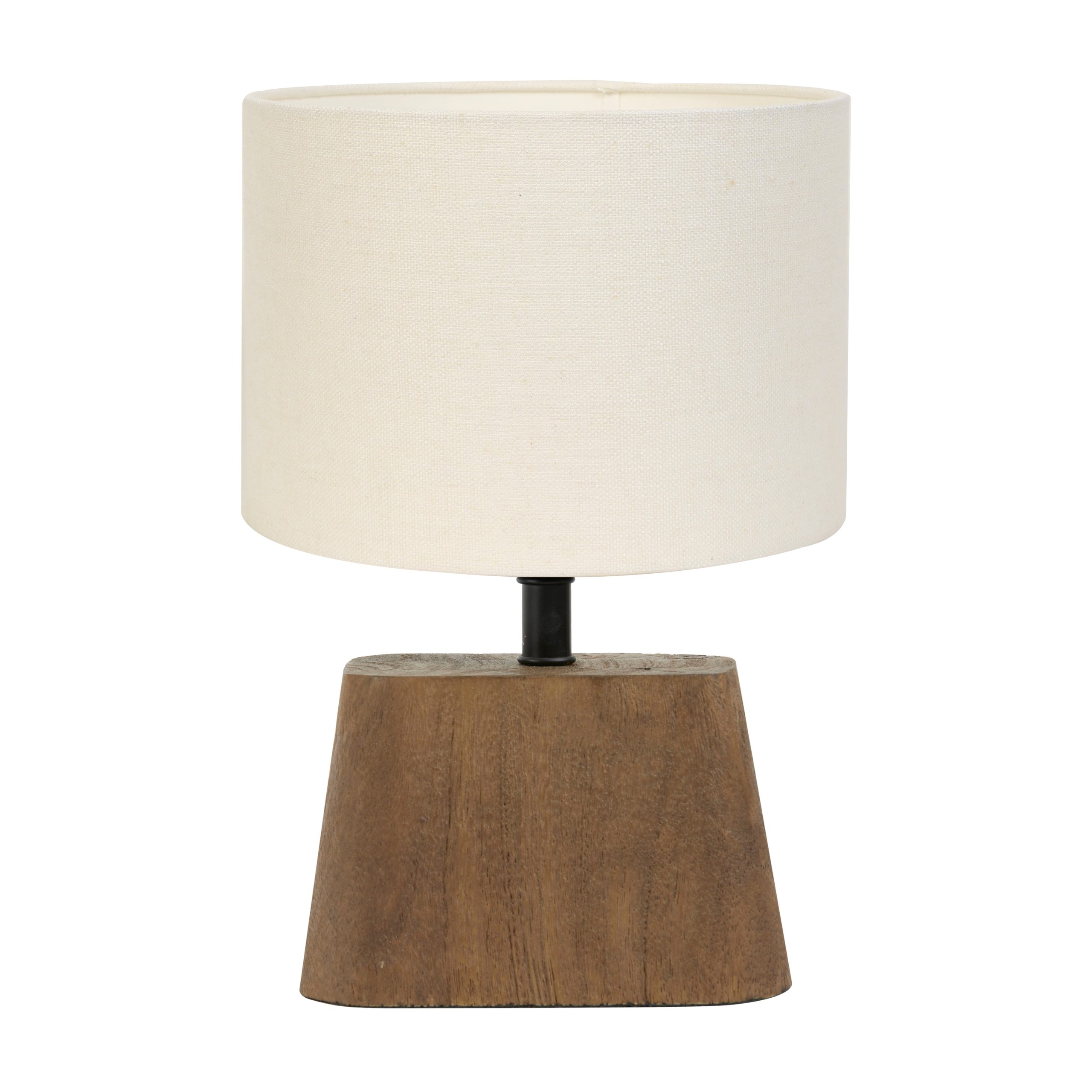 Light & Living tafellamp Kardan/Livigno - hout, eiwit - 20x20x29cm
