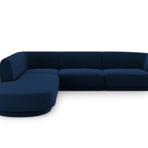 Micadoni linker hoekbank Miley 6-zits, flueel, koningsblauw – 248x255x Micadoni linker hoekbank Miley 6-zits, flueel, koningsblauw – 248x255x