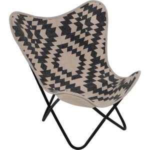 Lesli Living bistrostoel Brent – zwart – 75x75x87cm