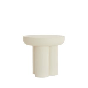 Light & Living bijzettafel Mizuho – wit – Ø50cm Light & Living bijzettafel Mizuho – wit – Ø50cm
