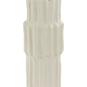 Light & Living vaas LONGA – Ø14.5x36cm – wit Light & Living vaas LONGA – Ø14.5x36cm – wit