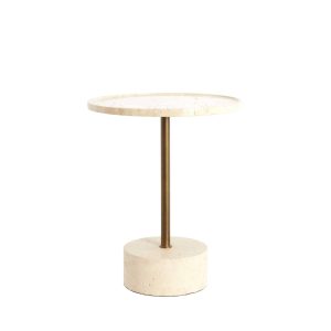 Light & Living bijzettafel Civita – bruin – Ø41cm Light & Living bijzettafel Civita – bruin – Ø41cm
