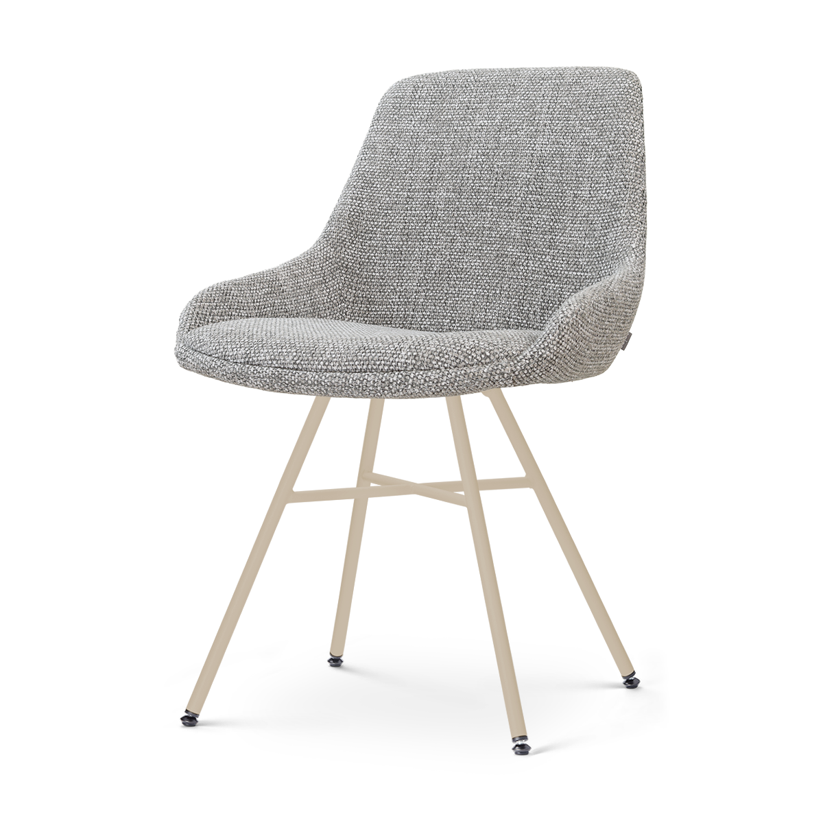 Nolon Noa-Isa eetkamerstoel saliegroen - beige onderstel
