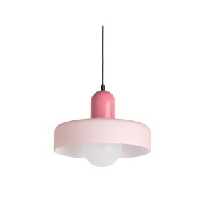 Leitmotiv hanglamp Opaco Grato – roze – Ø25cm Leitmotiv hanglamp Opaco Grato – roze – Ø25cm