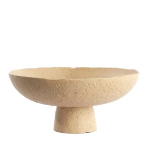 Light & Living schaal OTA – Ø38.5×17.5cm – bruin