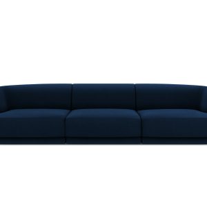 Micadoni Bank Miley 3-zits, flueel, koningsblauw – 90x255x70cm Micadoni Bank Miley 3-zits, flueel, koningsblauw – 90x255x70cm