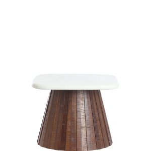 Light & Living bijzettafel OKATO – Ø45x35cm – wit Light & Living bijzettafel OKATO – Ø45x35cm – wit